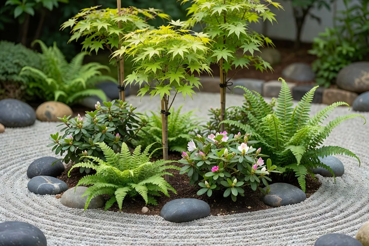 プロフェッショナルな植栽ベッドの施工例：緑豊かな花壇デザイン
